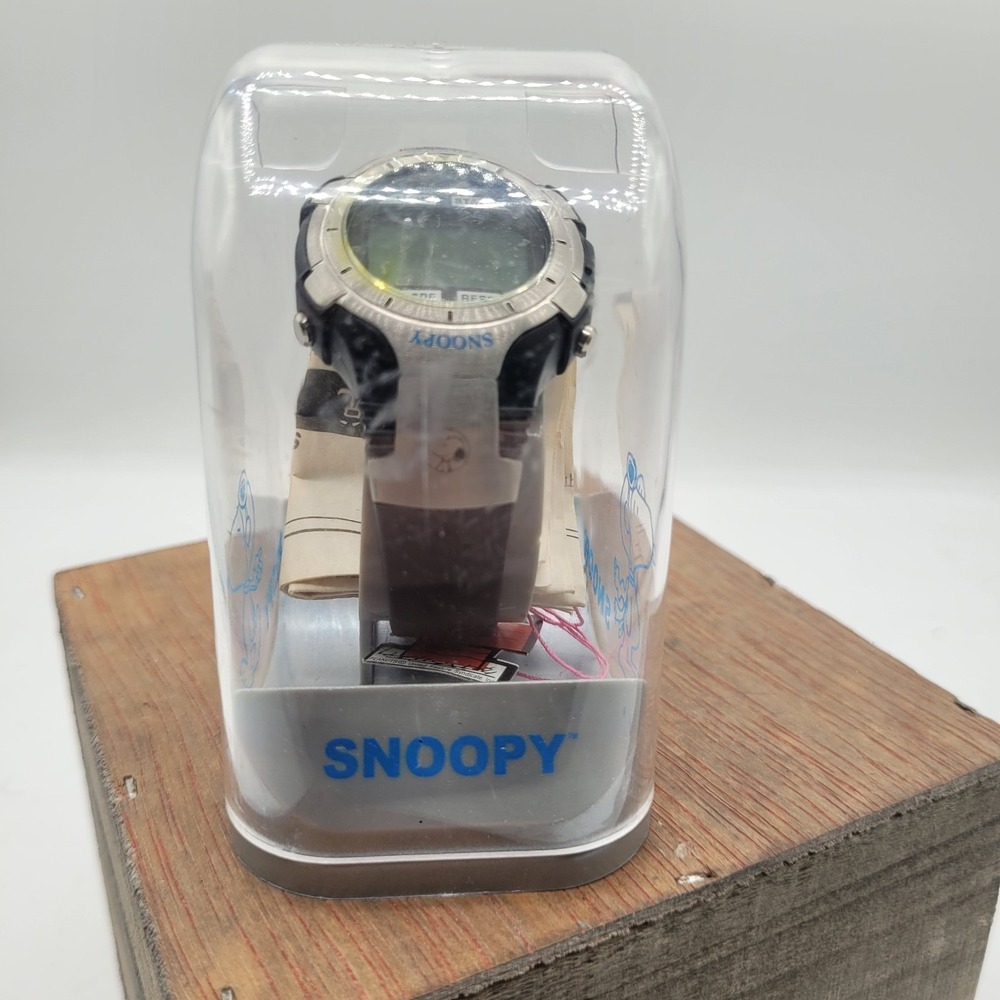 NOS Snoopy‎ Peanuts Multifunction Digital Watch Needs Battery